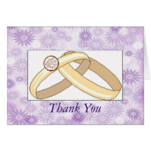 El anillo de bodas le agradece las notas felicitacion 
