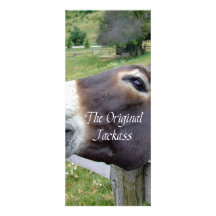 El animal del campo divertido de la mula del burro anuncio