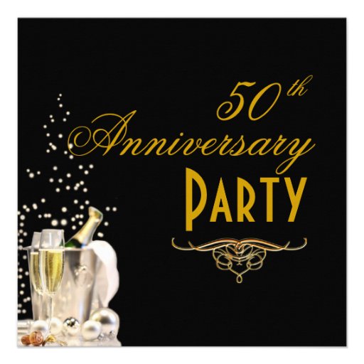 El aniversario, Champán burbujea las invitaciones Comunicado