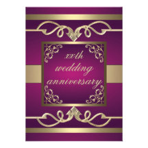 El aniversario de boda rosado elegante de la redad anuncios personalizados