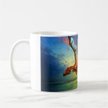 El año del dragón taza de café