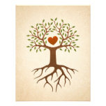 El árbol con la reunión del corazón y de familia d invitaciones personales 