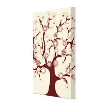 El árbol de la vida impresión en lienzo estirada