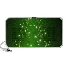 El árbol del día de fiesta de las Felices Navidad  iPod Altavoz