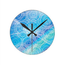 El árbol del día de fiesta de las Felices Navidad  Reloj