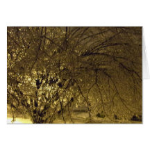 El árbol del hielo tarjeton