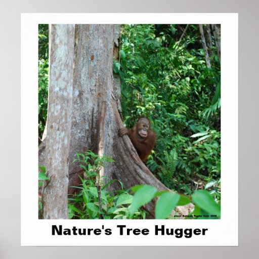 El árbol Hugger de la naturaleza Impresiones