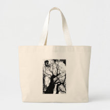 EL ÁRBOL WEBBY DE HADAS BURBUJEA B&W BOLSA DE MANO