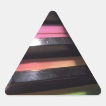 El arco iris cierra la foto colcomanias de triangulo personalizadas