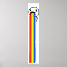 El arco iris de Meme Puke el poster