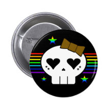 EL ARCO IRIS DEL CRÁNEO DE KAWAII RAYA LAS ESTRELL PINS