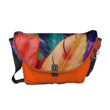 el arco iris empluma el monedero bolsas messenger