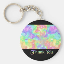 El arco iris le agradece llaveros personalizados