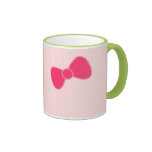 El arco rosado más dulce taza