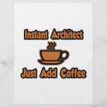 El arquitecto inmediato… apenas añade el café tarjetón