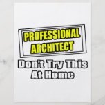 El arquitecto profesional… no intenta esto en casa tarjetones