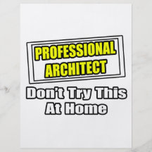 El arquitecto profesional… no intenta esto en casa tarjetones