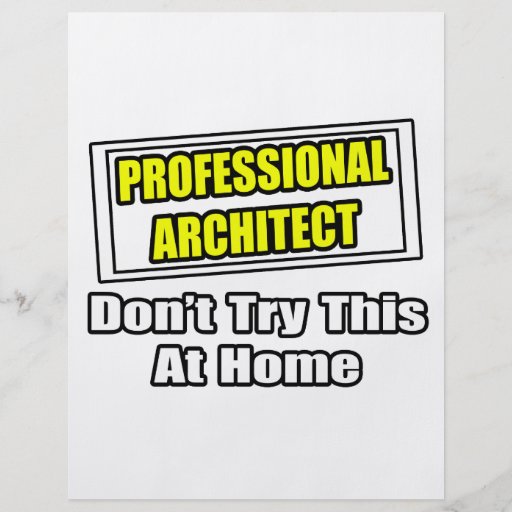 El arquitecto profesional… no intenta esto en casa tarjetones