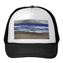 El arte de la playa del océano de CricketDiane que Gorro De Camionero