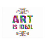 El arte es ideal postales