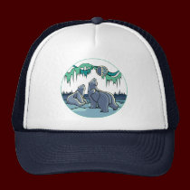 El arte nativo capsula el gorra nativo tribal del  gorras