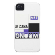 El "arte nunca es caso" del iPhone incorrecto/del  iPhone 4 Case-Mate Protectores