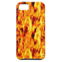 El arte óptico flamea 08 inconsútiles iPhone 5 Case-Mate protector