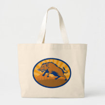 El atacar del cerdo de Razorback del cerdo del jab Bolsa