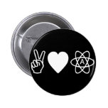 El ateísmo del amor de la paz pins