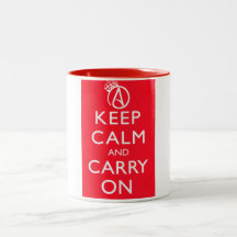 El ateo mantiene tranquilo y continúa la taza del 