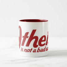 El ateo no es una mala palabra tazas de café