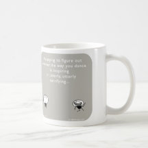 El aterrorizar inspirador de la danza de MJ1575 "M Taza