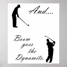El auge va la dinamita del golf impresiones