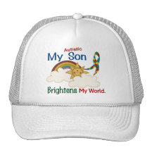 El autismo ACLARA a MI hijo del MUNDO 1 Gorra