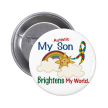 El autismo ACLARA a MI hijo del MUNDO 1 Pin