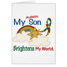 El autismo ACLARA a MI hijo del MUNDO 1 Tarjetón