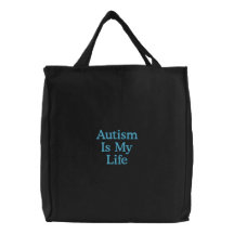 El autismo es mi vida bolsas de lienzo