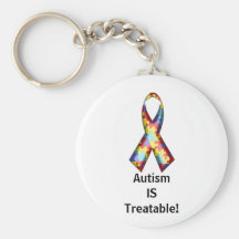 ¡El autismo ES tratable! Llaveros Personalizados