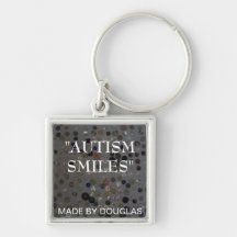 EL "AUTISMO SONRÍE" LLAVERO HECHO POR LA DOUGLAS