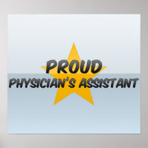 El ayudante del médico orgulloso posters
