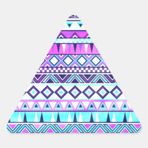 El Azteca inspiró el modelo Pegatinas Trianguloes