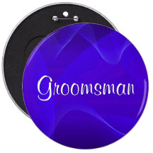 El azul agita Grooman Pin