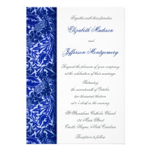 El azul de William Morris sale de la invitación de