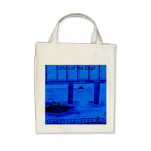 ¡el azul envía el tote, captura del día! bolsa lienzo