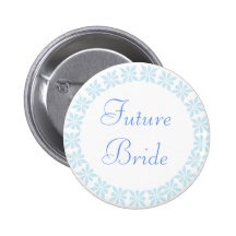 El azul futuro de la novia florece la identificaci pin