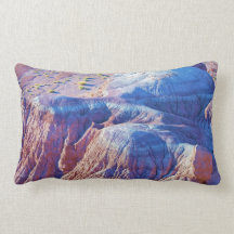 El "azul inclinó almohada del lumbar de la colecci
