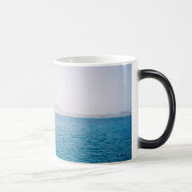 El azul profundo tazas