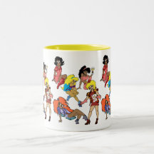 "El Bachelorettes " Tazas De Café