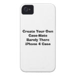 El bajo costo crea un iPhone 4/4S (la casamata) iPhone 4 Case-Mate Cárcasas