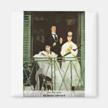 El balcón de Manet Eduardo Iman Para Frigorífico